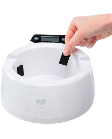 Optima Comedero para perros y gatos con balanza digital integrada Optima Comedero para perros y gatos con balanza digital integrada