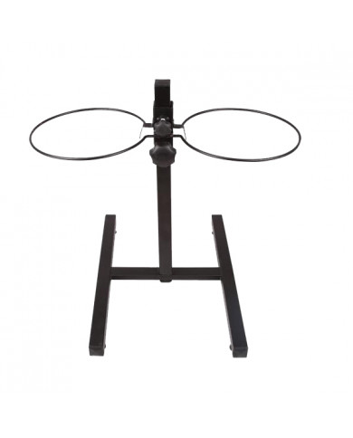 Comedero doble en altura ajustable