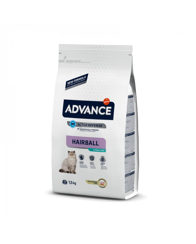 Advance Hairball Sterilized 3Kg Advance Hairball Sterilized 3Kg