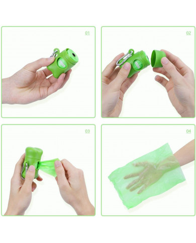 Dog poop 30 bolsas más dispensador Dog poop 30 bolsas más dispensador
