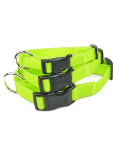 Collar Fluorescente en nylon revestido
