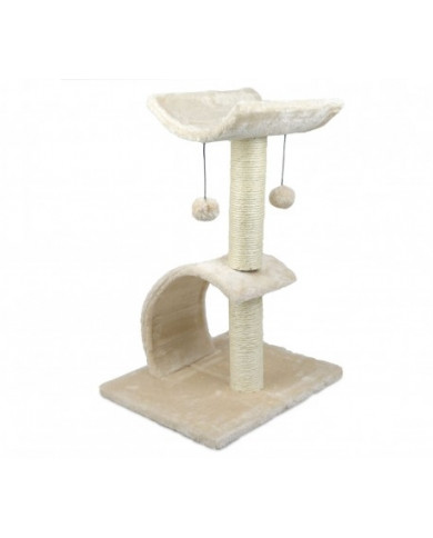 Rascador trepador beige 41x35x60cm