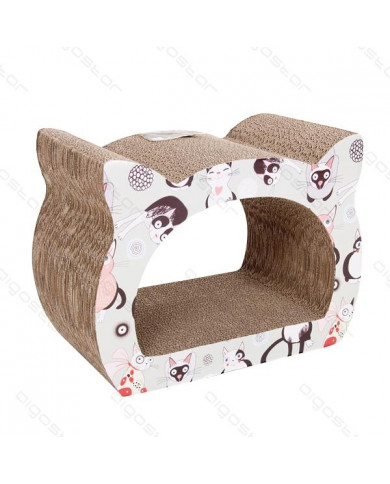 Rascador Carton Cara Gato