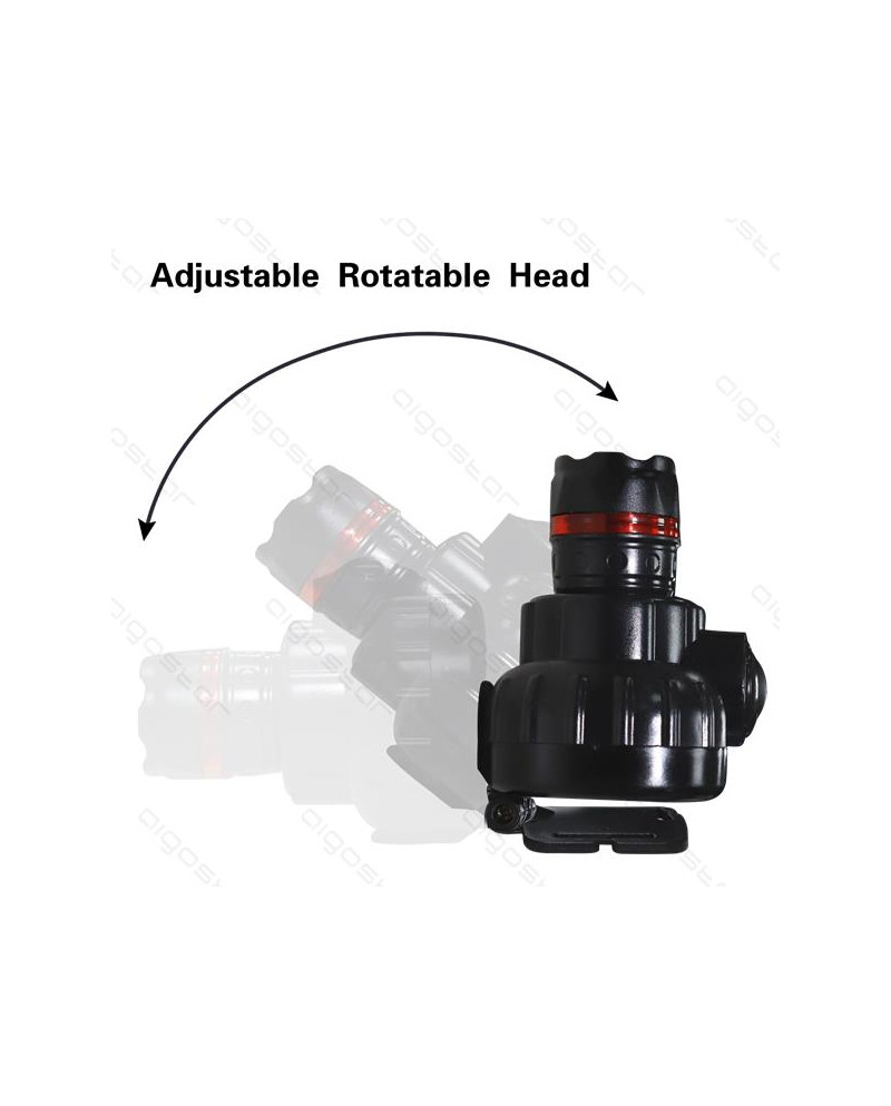 Linterna frontal de luz fria