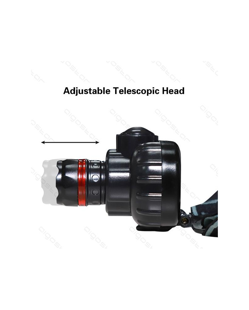 Linterna frontal de luz fria