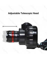 Linterna frontal de luz fria