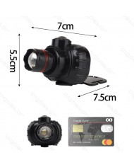 Linterna frontal de luz fria