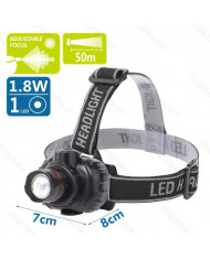 Linterna frontal de luz fria