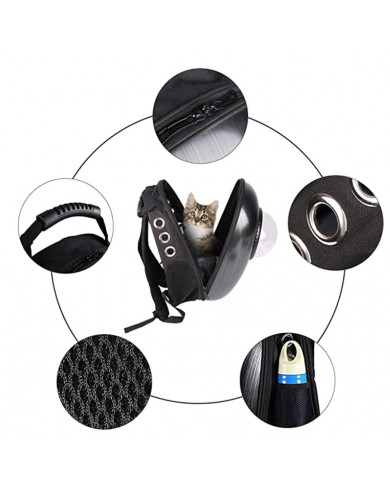 Mochila Espacial Gris/negra Mochila Espacial Gris/negra