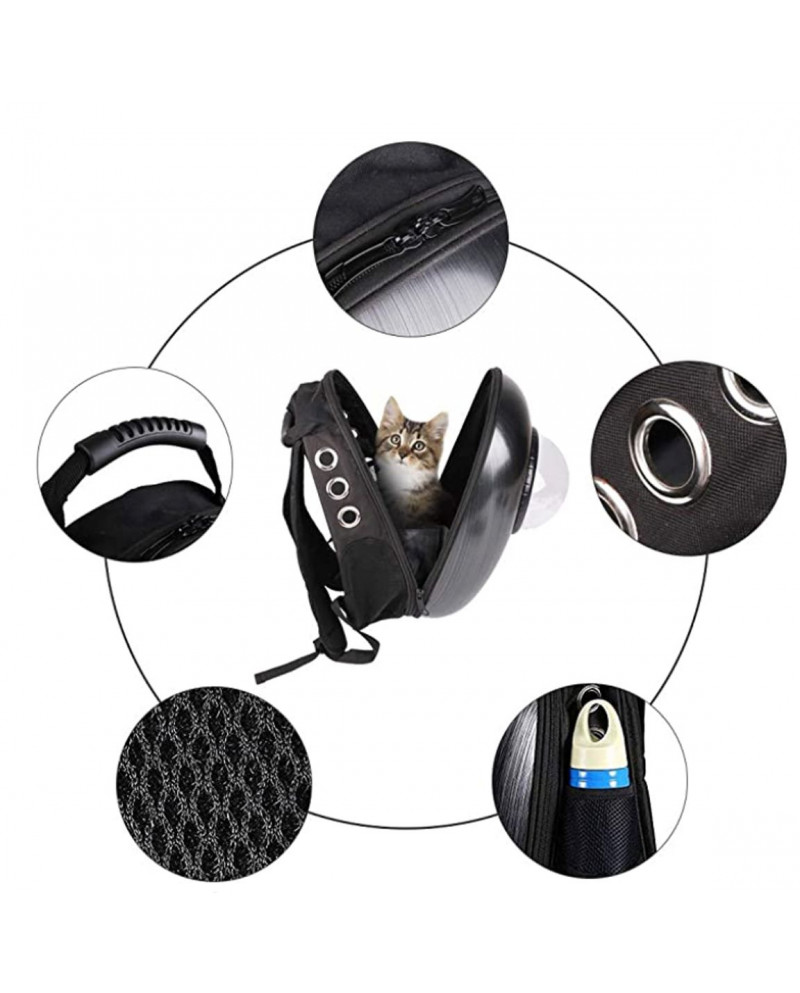 Mochila Espacial Gris/negra Mochila Espacial Gris/negra