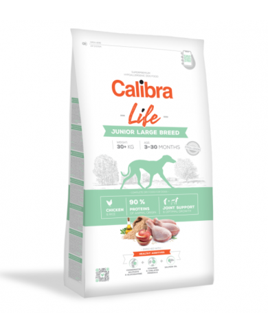 Calibra Dog Life Junior  Pollo y Arroz Razas Grandes