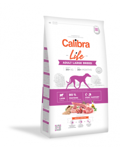 Calibra Dog Life Adulto con Cordero y Arroz Razas Grandes