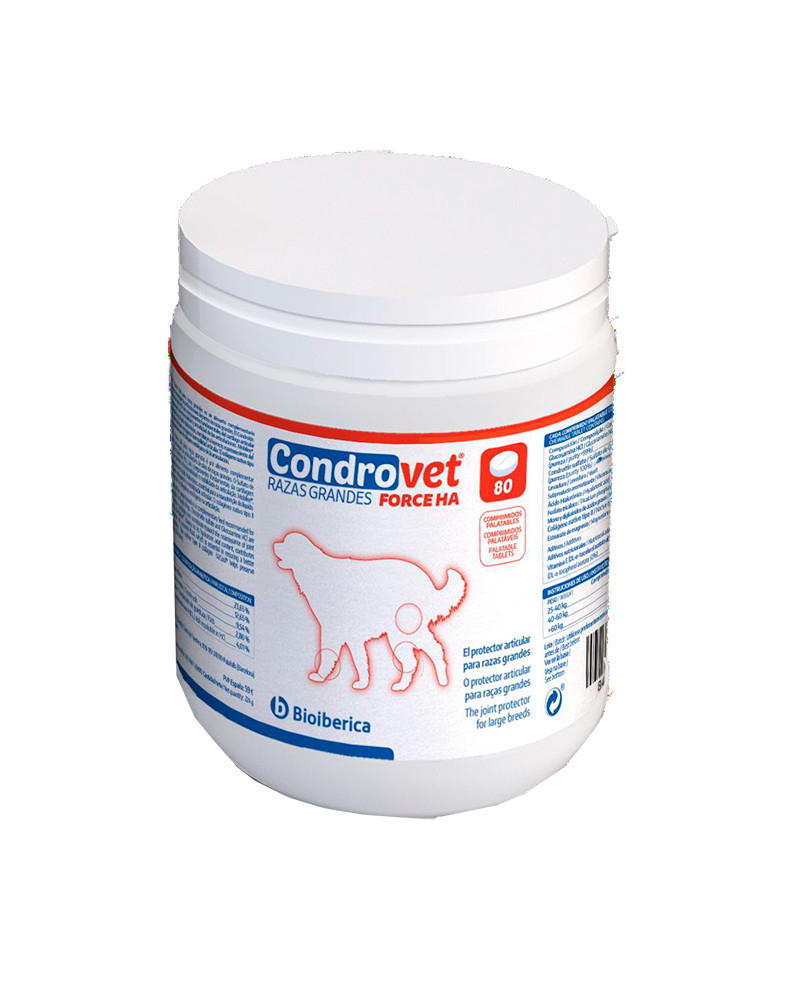Condrovet Force HA Razas Grandes 80 comprimidos