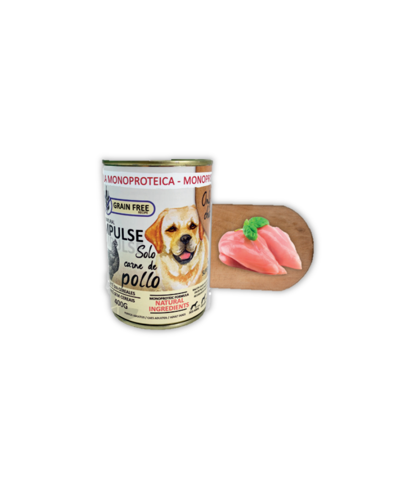 Impulse Dog Ternera 400gr Comida húmeda