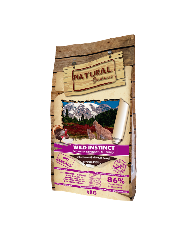 Natural Greatness Cat Kitten Receta Salvaje