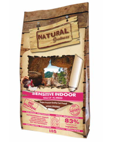 Natural Greatness Cat Sensitive Indoor Adulto Natural Greatness Cat Sensitive Indoor Adulto