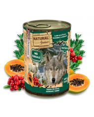 Natural Greatness Cordero, papaya, arándanos y romero lata 400gr