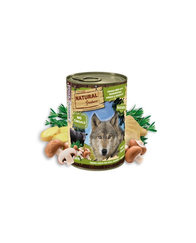 Natural Greatness Venado con Zanahoria, Pera y Diente de León lata 400gr Natural Greatness Venado con Zanahoria, Pera y Diente de León lata 400gr