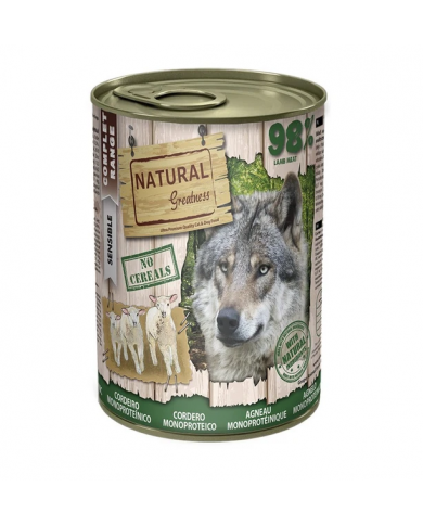 Natural Greatness Receta Monoproteica de Cordero Natural Greatness Receta Monoproteica de Cordero