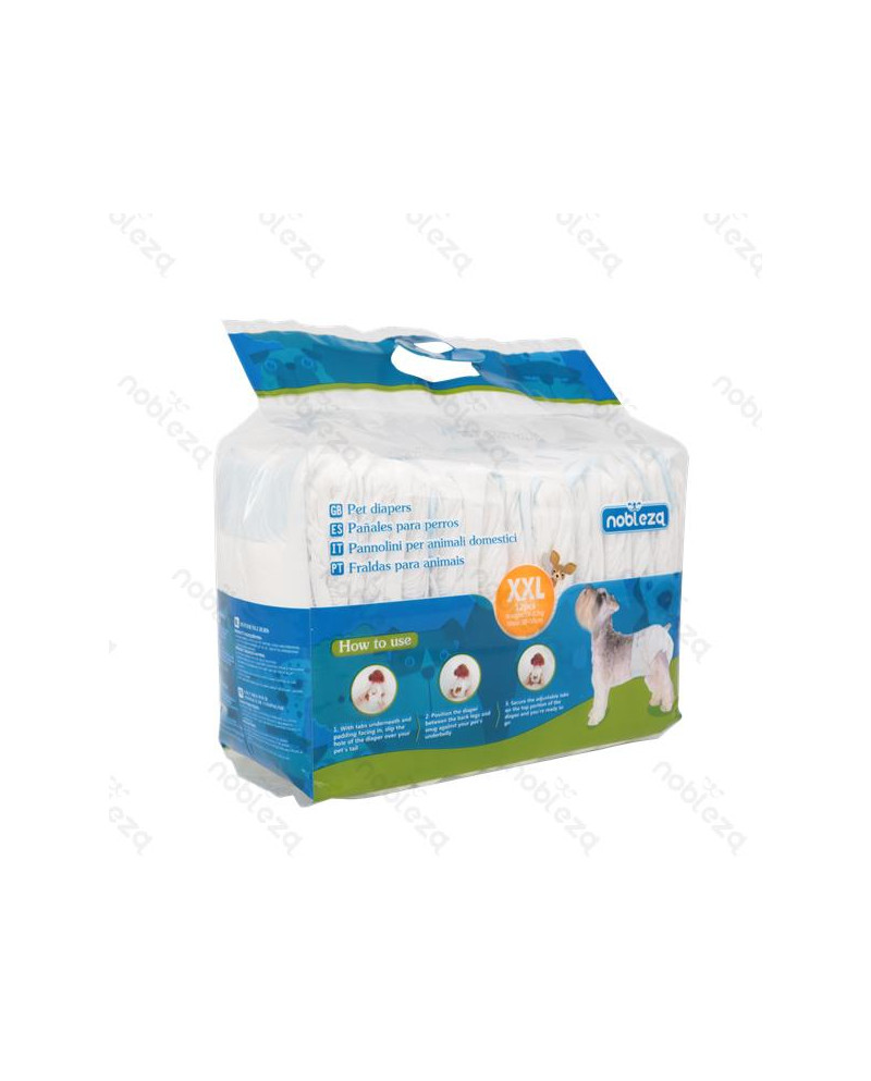 Pañales 12 unidades de 38-58Cm (18-32Kg)