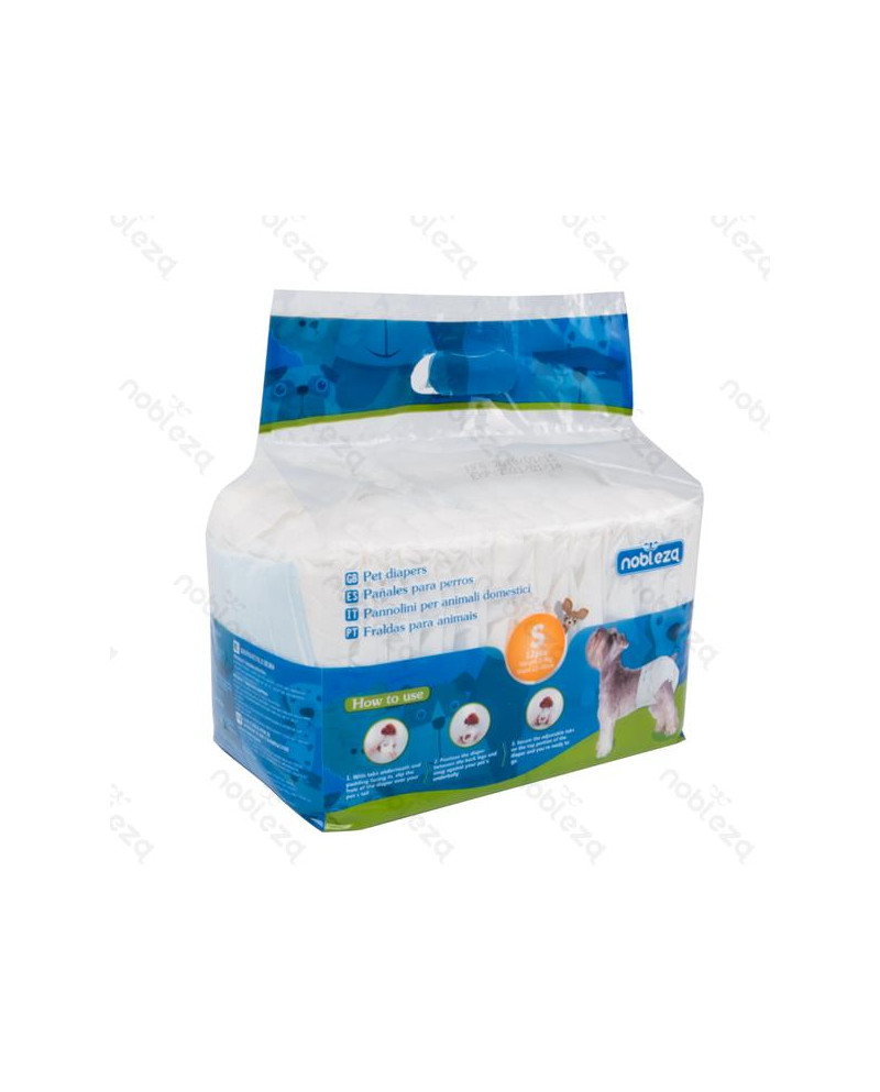 Pañales 12 Unidades 22-40cm ( 2-4kg) Talla S