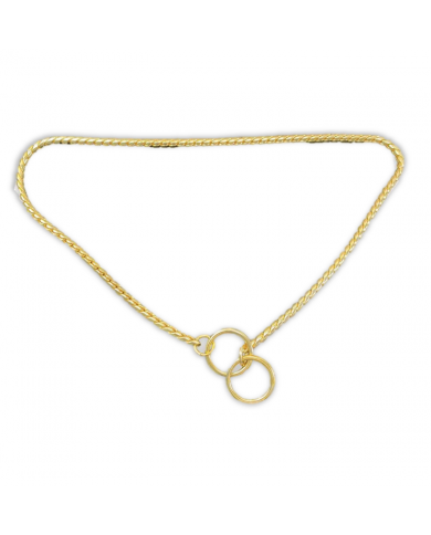 Collar de exposición Snake dorado
