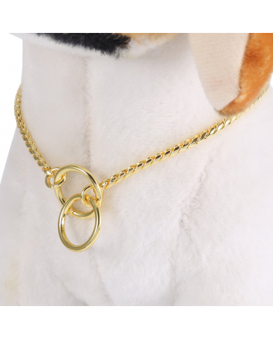 Collar de exposición Snake dorado
