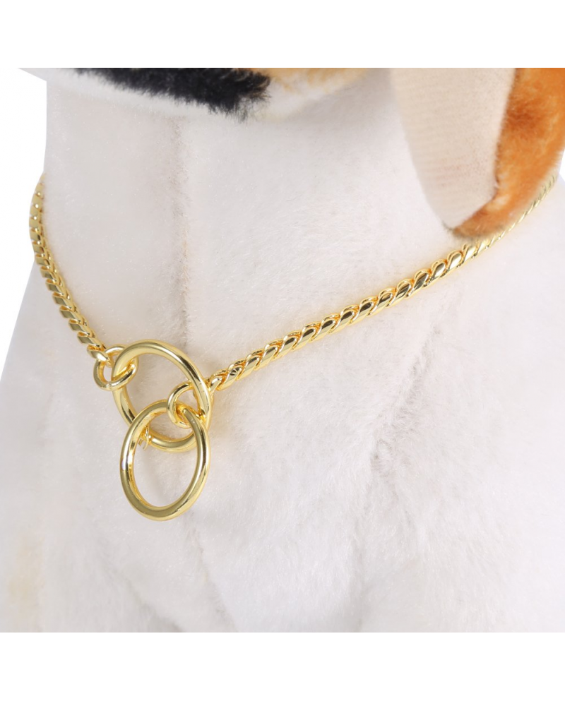 Collar de exposición Snake dorado