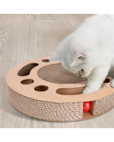 rascador gato carton catnit circular con juegos