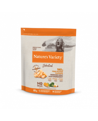 Natures Variety Selected Medi/Maxi Pollo 600gr Natures Variety Selected Medi/Maxi Pollo 600gr