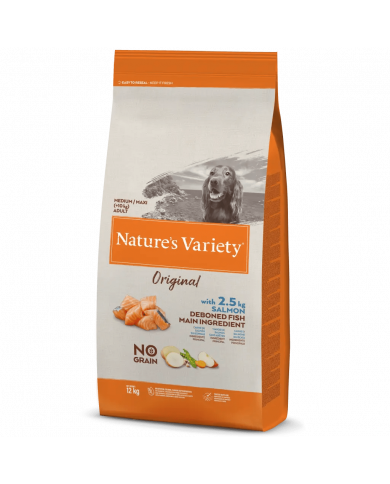 Natures Variety Original No Grano Medium Salmón