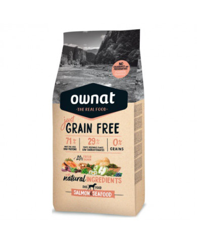 Ownat Just Grain Free Salmon 14KG Ownat Just Grain Free Salmon 14KG