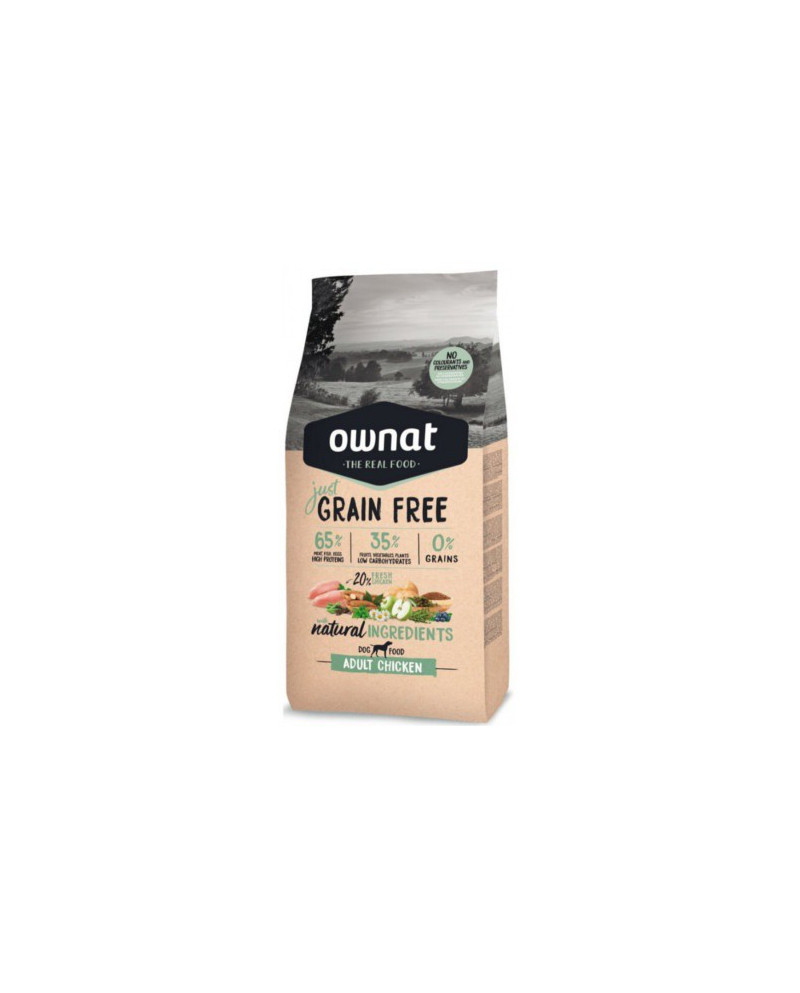 pienso Ownat Just Grain Free Adult Pollo