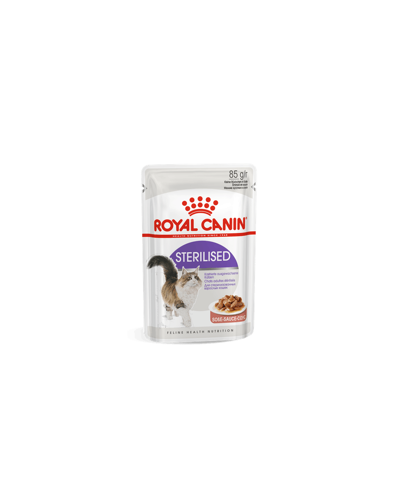 Royal Canin Sterilised Trocitos Salsa