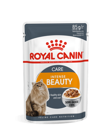 Royal Canin Intense Beauty Bocados Salsa 85gr Royal Canin Intense Beauty Bocados Salsa 85gr