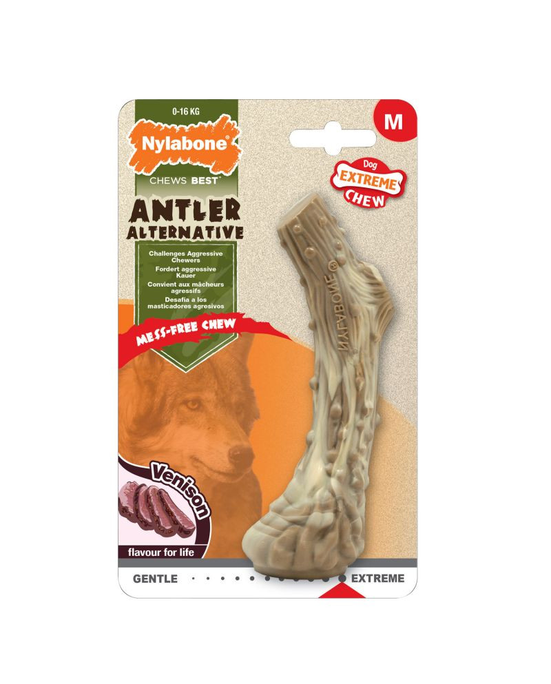 Nylabone Durachew Hueso Antler Sabor Venado