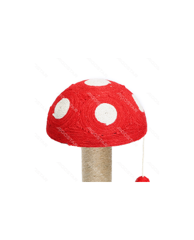 Rascador Seta Rojo 29x29x47cm