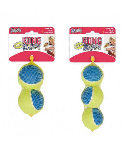 Kong Ultra Squeakair Ball Medium 3unidades Kong Ultra Squeakair Ball Medium 3unidades