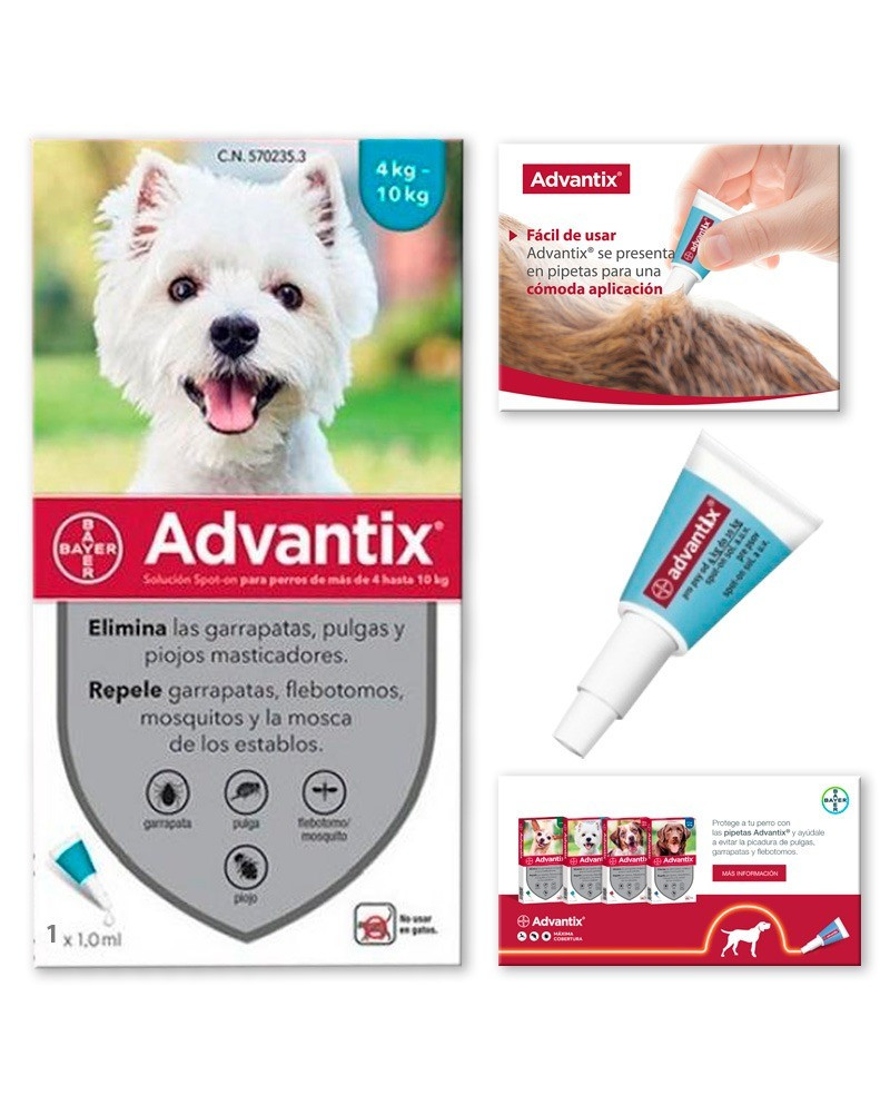 Advantix Pipetas Antiparasitario Perro