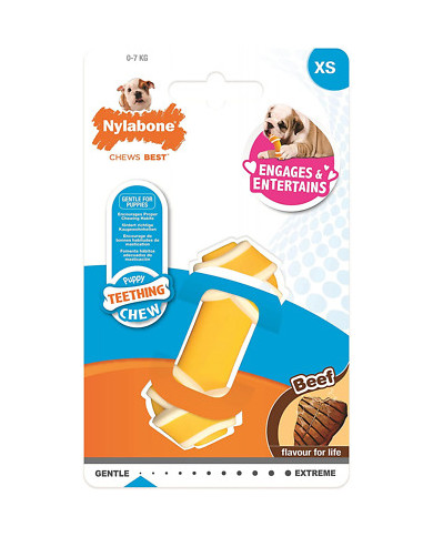 Nylabone Puppy Chew Beef XS