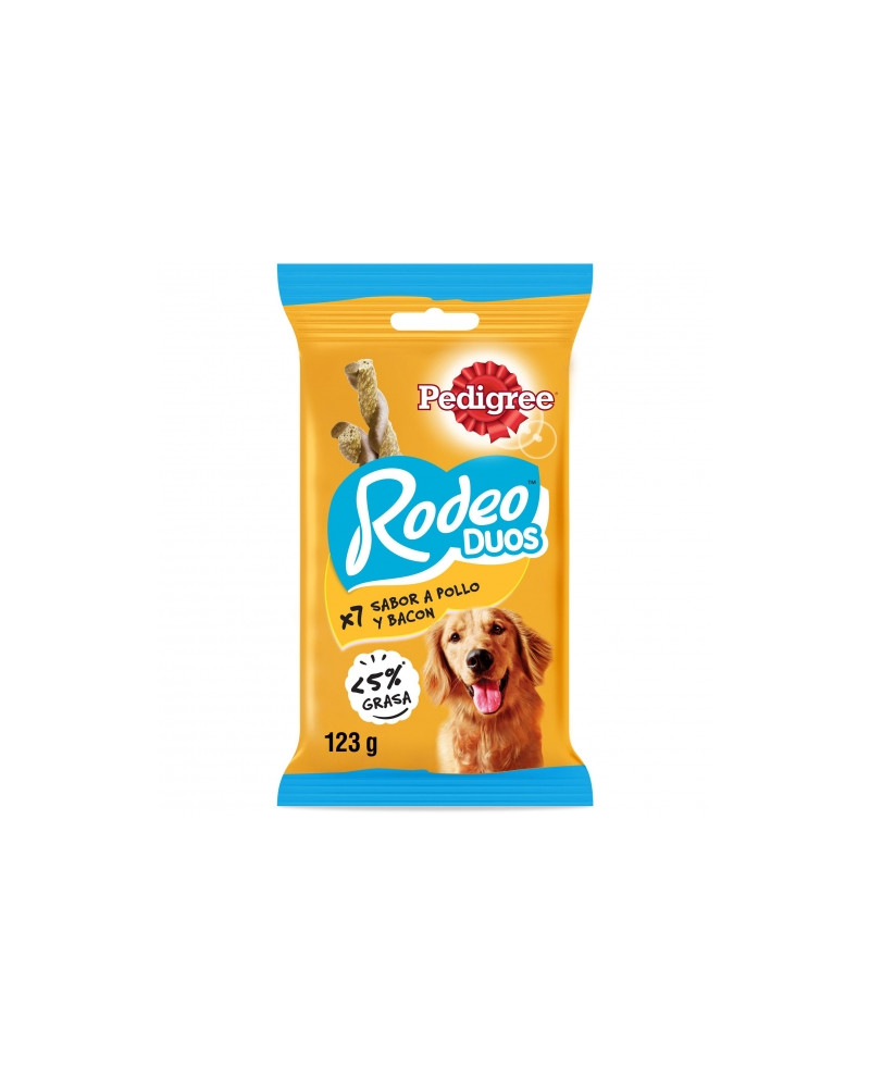 Snacks Pedigree Rodeo Duos Pollo Bacon
