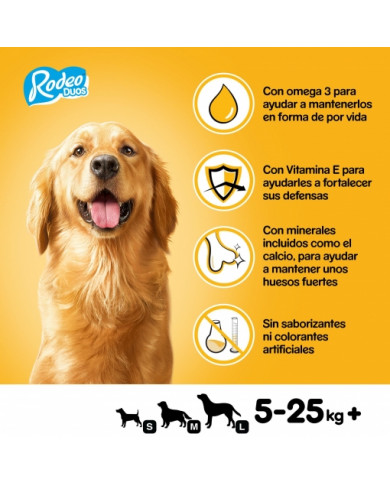Snacks Pedigree Rodeo Duos Pollo Bacon Perros