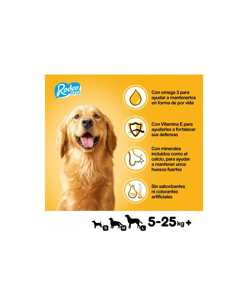 Snacks Pedigree Rodeo Duos Pollo Bacon Perros