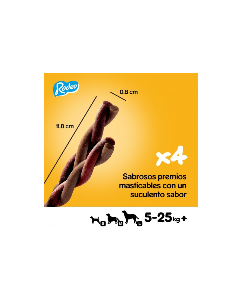 Snacks Pedigree Rodeo Buey Premio