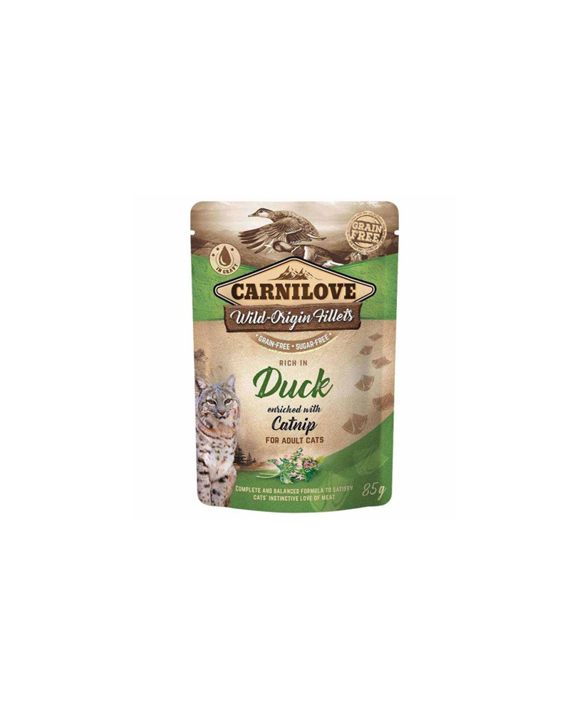 Carnilove Cat Pato con Hierba Gatuna 85gr