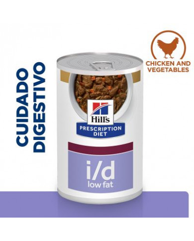 Hill's Canine Diet i/d Low Fat (Lata) 12x360gr Hill's Canine Diet i/d Low Fat (Lata) 12x360gr