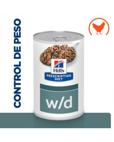 Hill's Canine Diet w/d (Lata) 12x370gr Hill's Canine Diet w/d (Lata) 12x370gr