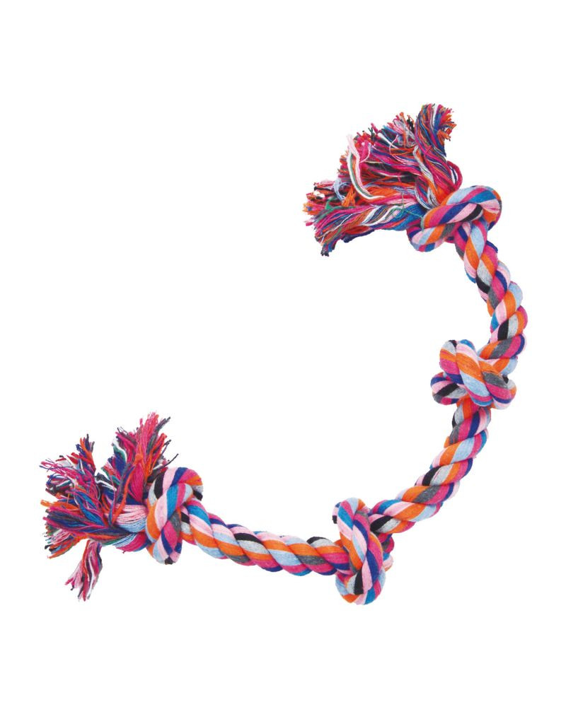 Juguete Cuerda Algodón 4 nudos