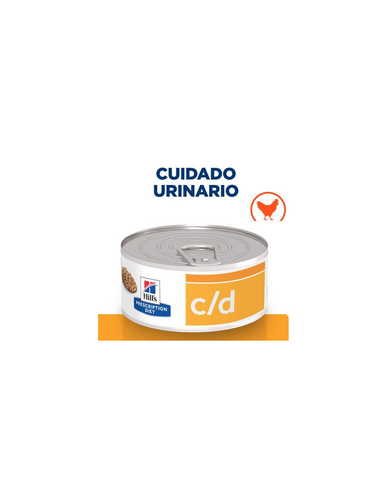 Hill's Feline Diet c/d (Lata) 24x156gr