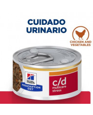 Hills Feline C/D Urinary Stress lata 24x82gr